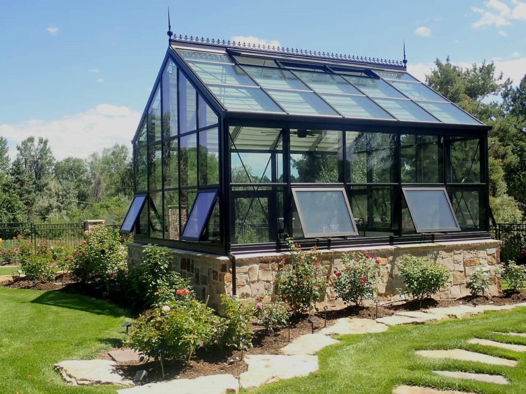 Custom aluminum frame greenhouse,